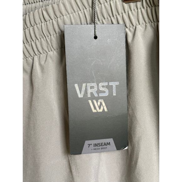 VSRT Mens 7" Run Short Size 2X Silver Shadow‎ Brief Mesh Insert - Picture 5 of 5